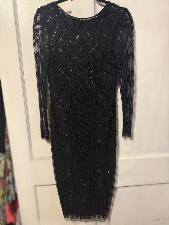 Gianni Bini Dresses & Skirts - Gianni Bini Black Beaded Midi Dress
